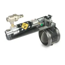 Exhaust Brake 2003-2007 Ford 6.0L Power Stroke Manual Trans Air Actuated Remote Mount 4in Valve c/w Air Compressor BD Diesel