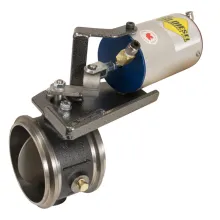 Exhaust Brake 1989-1998 Dodge 5.9L Cummins 60PSI no-APPS 4 Inch Remote Mount / Vacuum Actuated BD Diesel