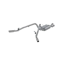 Silverado/Sierra Cat Back Exhaust System Dual Split Side Armor Plus, Chevrolet/GMC 2500 HD 6.0L EC-SB and 2007 2500HD Classic 6.0L EC-SB MBRP