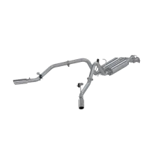 Chevrolet /GMC Cat Back Exhaust System Dual Split Side Armor Lite For 01-06 Chevrolet/GMC 2500 HD 6.0L CC-SB and 07 2500HD Classic 6.0L CC-SBMBRP