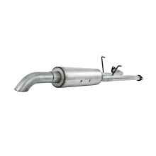 Cat Back Exhaust System Turn Down Single Aluminized Steel For 07-09 Toyota Tundra MBRP
