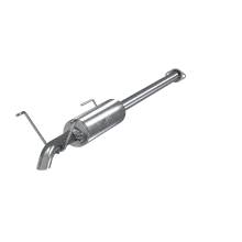 Cat Back Exhaust System Turn Down Single T409 For 05-15 Toyota Tacoma 4.0L, Extended Cab/Crew Cab Short Bed MBRP