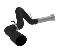 4 Inch Filter Back Single Side Black Coated For 07-10 Silverado/Sierra 2500/3500 Duramax All LMM MBRP