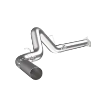 4 Inch Filter Back-No Muffler Single Side For 07-10 Silverado/Sierra 2500/3500 Duramax All LMM T409 Stainless Steel MBRP