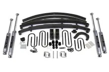 6 Inch Lift Kit Chevy/GMC 3/4 Ton Truck/Suburban 77-87 4WD 4 Inch Block Kit with Add a Leaf NX3 Nitro Shocks
