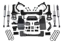 25-Up Silverado/Sierra 1500 4WD 4 Inch Suspension Lift Kit 3.0 Diesel / 2.7 Gas 3 Inch Rear Block Spacer Front NX2 Rear