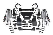 2025 Chevy TB/GMC AT4 1500 4WD 2.5 Inch Suspension Lift Kit V8 Gas 1 Inch Rear Block -Fox 2.5 PES C/O Front Fox 2.0 PS Rear BDS Suspension