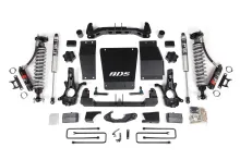 4 Inch Lift Kit FOX 2.0 Performance Elite Block Kit Aluminum/Stamped Steel Coil-Over 14-18 Silverado/Sierra 1500 4WD