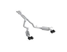 Cat-Back 2.5 inch Dual Rear Quad Carbon Fiber Tips 20-Up Explorer/Aviator MBRP