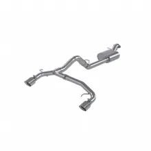 21-Up Ford Bronco 2.3L/2.7L EcoBoost 2/4-Door Aluminized Steel 3 Inch Cat-Back Dual Split Rear MBRP