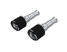 2009-2018 Ram 1500 and 2019-2024 Ram 1500 5.7L Hemi Carbon Fiber Exhaust Tips, 5 Inch OD Dual Wall Angle Cut. Sold In Pairs MBRP