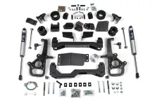25 Ram 1500 w/ Air Ride 4WD 4 Inch Suspension Lift Kit, 3 Inch Rear Lift, Spacer - Standard Bore - Strut Spacer, NX2 Nitro Series Shocks BDS Suspension