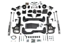25 Ram 1500 w/ Air Ride 4WD 4 Inch Suspension Lift Kit, 3 Inch Rear Lift, Spacer - Large Bore - Strut Spacer, NX2 Nitro Series Shocks BDS Suspension