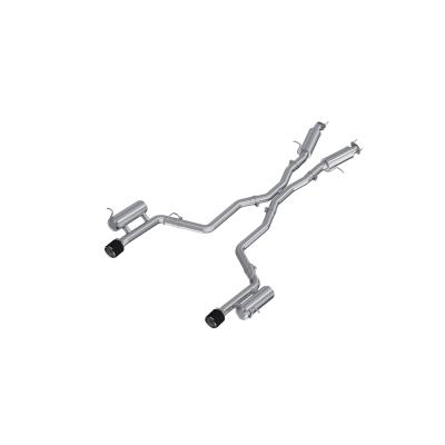 11-Present Dodge Durango 3.6L, Armor Pro 3-Inch Cat-Back Dual Split Rear with CF Tips, Street Profile MBRP