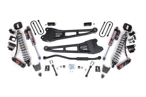 13-18 Ram 3500 4WD 3 Inch Radius Arm Suspension Lift Kit, 2 Inch Rear, Block, Diesel - Fox 2.5 Performance Elite Series C/O Front, Fox 2.5 Performance Elite Series Rear BDS Suspension