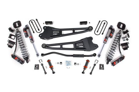 13-18 Ram 3500 4WD 3 Inch Radius Arm Suspension Lift Kit, 2 Inch Rear, Block, Diesel - Fox 2.5 Performance Elite Series C/O Front, FOX 2.0 Front Bump, Fox 2.5 Performance Elite Series Rear BDS Suspension
