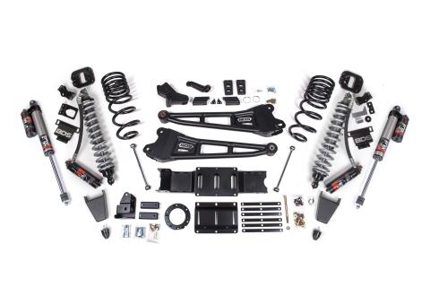 19-24 Ram 2500 4WD 4 Inch Radius Arm Suspension Lift Kit, 2.5 Inch Rear, Coil Spring, Diesel - Fox 2.5 Performance Elite Series C/O Front, Fox 2.5 Performance Elite Series Rear BDS Suspension