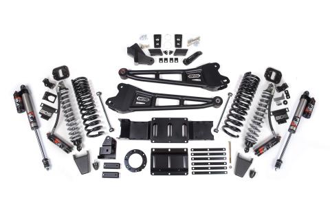 19-24 Ram 2500 4WD 6 Inch Radius Arm Suspension Lift Kit, 4.5 Inch Rear, Coil Spring, Diesel - Fox 2.5 Performance Elite Series C/O Front, Fox 2.5 Performance Elite Series Rear BDS Suspension