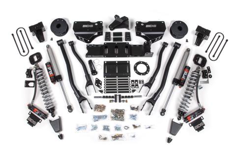 19-24 Ram 3500 4WD 6 Inch 4-Link Suspension Lift Kit, 5 Inch Rear, Block w/o Overload, 6 Bolt Diesel - Fox 2.5 Performance Elite Series C/O Front, FOX 2.0 Front Bump, Fox 2.5 Performance Elite Series Rear BDS Suspension