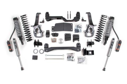 09-11 Ram 1500 4WD 4 Inch Suspension Lift Kit, 2 Inch Rear Lift, Spacer - Fox 2.5 Performance Elite Series C/O, Fox 2.5 Performance Elite Series Shocks BDS Suspension