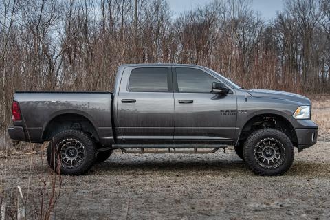 13-18 Ram 1500/ 2019-2023 1500 Classic 4WD 4 Inch Suspension Lift Kit, 3 Inch Rear Lift, Coil Spring - Fox 2.5 Performance Elite Series C/O, Fox 2.0 IFP Performance Series Shocks BDS Suspension