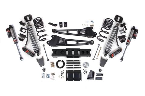 13-18 Ram 3500 4WD 6 Inch 4-Link Suspension Lift Kit, 4 Inch Rear, Block, 6 Bolt Diesel - Fox 2.5 Performance Elite Series C/O Front, FOX 2.0 Front Bump, Fox 2.5 Performance Elite Series Rear BDS Suspension