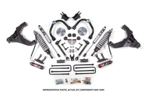 11-19 Chevrolet Silverado 2500HD/3500HD - GMC Sierra 2500HD/3500HD 4WD (Diesel) 3 Inch Coilover Conversion Kit, Stock Rear - Fox 2.5 Performance Elite Series C/O, Fox 2.5 Performance Elite Series Shocks BDS Suspension