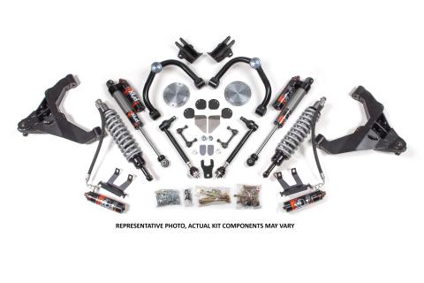 11-19 Chevrolet Silverado 2500HD/3500HD - GMC Sierra 2500HD/3500HD 4WD (Diesel) 3 Inch Coilover Conversion Kit, Stock Rear - Fox 2.5 Performance Elite Series C/O, Fox 2.0 IFP Performance Series Shocks BDS Suspension