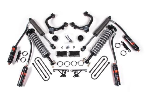 25-26 Chevy/GMC 1500 4WD 3.5 Inch Suspension Lift Kit, 1.5 Inch Rear, Block -Fox 2.5 Performance Elite Series C/O Front, Fox 2.0 Performance Series Rear BDS Suspension