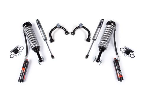 21-25 Ford F-150 4WD, 2 Inch Suspension Lift Kit, BDS UCA w/o Sensor, 0 Inch Rear Lift - Fox 2.5 Performance Elite Series C/O Front , Fox 2.0 IFP Performance Series Rear Shock BDS Suspension