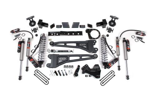 20-22 Ford F-250/F-350 4WD 7 Inch Radius Arm Suspension Lift Kit, 5 Inch Rear, Block, Diesel - Fox 2.5 Performance Elite Series C/O Front, Fox 2.5 Performance Elite Series Aux Front, Fox 2.5 Performance Elite Series Rear BDS Suspension