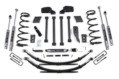 94-99 Dodge Ram 2500/3500 4.5 Inch Lift Kit Rear Lift: Block Kit w/Factory Overload-NX2 Nitro Series Shocks BDS Suspension