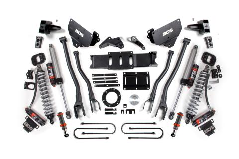 13-18 Ram 3500 4WD 6 Inch 4-Link Suspension Lift Kit, 4 Inch Rear, Block, 8 Bolt Diesel - Fox 2.5 Performance Elite Series C/O Front, Fox 2.5 Performance Elite Series Rear BDS Suspension