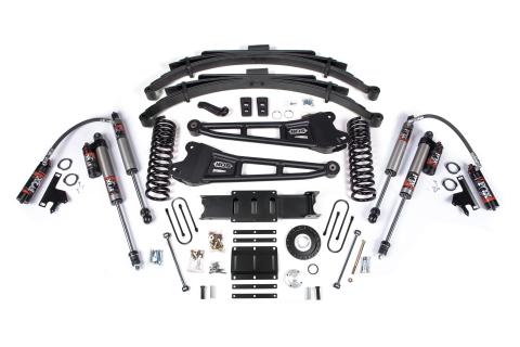 13-18 Ram 3500 4WD (Diesel) 6 Inch Radius Arm Suspension Lift Kit, 5 Inch Rear Lift, Block - Fox 2.5 IFP Performance Series Shocks BDS Suspension