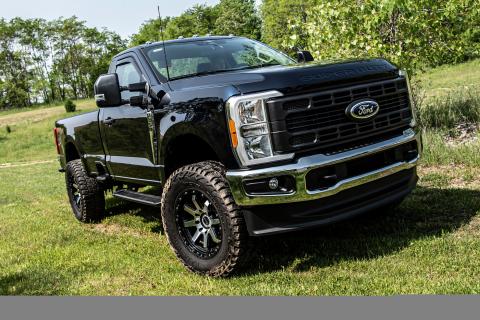 23-26 Ford F-250/F-350 4WD 3 Inch Radius Arm Suspension Lift Kit, 1 Inch Rear Lift, Block - Fox 2.5 Performance Elite Series C/O Front, Fox 2.5 Performance Elite Series Aux Front, Fox 2.5 Performance Elite Series Rear BDS Suspension