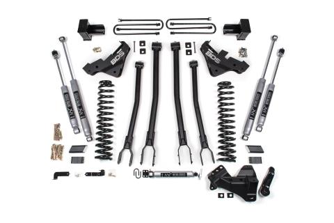 23-26 Ford F-250/F-350 Super Duty 4WD 5 Inch 4-Link Suspension Lift Kit, 3 Inch Rear, Block, Diesel - Fox 2.5 Performance Elite Series Shocks BDS Suspension