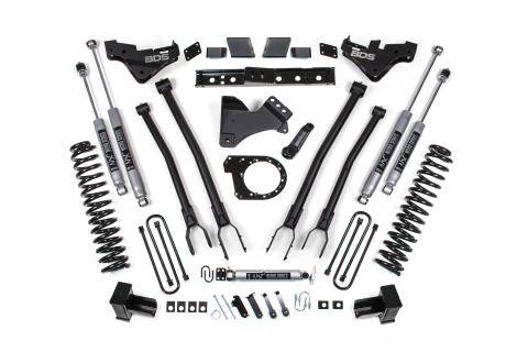 23-26 Ford F-250/F-350 Super Duty 4WD 7 Inch 4-Link Suspension Lift Kit, 5 Inch Rear, Block, Diesel - NX2 Nitro Series Shocks BDS Suspension