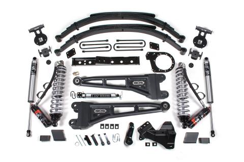 23-26 Ford F-250/F-350 SRW 4WD 7 Inch Radius Arm Suspension Lift Kit, 6 Inch Rear, Leaf Spring, Diesel - Fox 2.5 Performance Elite Series C/O Front, Fox 2.5 IFP Performance Series Rear BDS Suspension