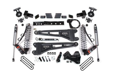 23-26 Ford F-350 DRW 4WD 7 Inch Radius Arm Suspension Lift Kit, 5 Inch Rear, Block, Diesel - Fox 2.5 Performance Elite Series C/O Front, Fox 2.5 Performance Elite Series Rear Shocks BDS Suspension