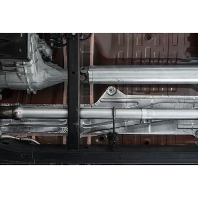 2.5 Inch Cat Back Exhaust System For 19-up Silverado/Sierra 1500 6.2L, 2022 Silverado LTD/ Sierra Limited 6.2L Dual Rear Aluminized Steel MBRP