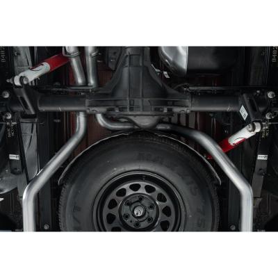 2.5 Inch Cat Back Exhaust System For 19-up Silverado/Sierra 1500 6.2L, 2022 Silverado LTD/ Sierra Limited 6.2L Dual Rear Aluminized Steel MBRP