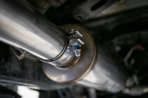 Cat Back Exhaust System Dual Split Rear Black Coated For 19-26 RAM Hemi 1500 5.7L Crew/Quad Cab MBRP