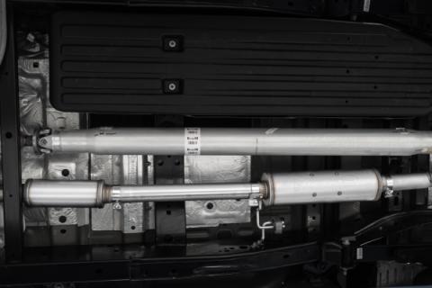 21-Up Ford F-150 Black Coated Aluminized Steel 3 Inch Cat-Back Single Side Exhaust System MBRP