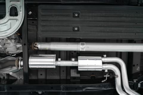 3 Inch Cat Back Exhaust System Pre-Axle Dual Outlet T304 Stainless Steel Street Version For 15-20 Ford F-150 MBRP