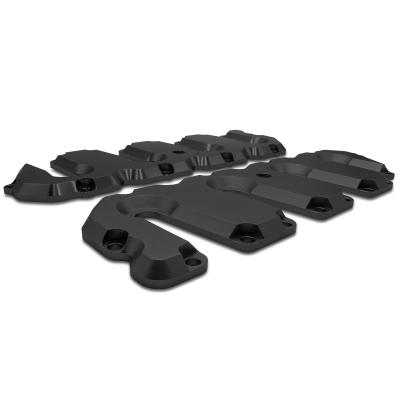 Valve Cover Kit Black Matte No Pillars 2004.5-2010 6.6L Duramax PPE Diesel