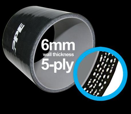 5.0 Inch 90 Deg 6MM 5-Ply Silicone Elbow PPE Diesel