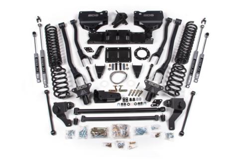 8 Inch Lift Kit w/ 4-Link Ram 2500 19-24 4WD Diesel NX2 Nitro Shocks