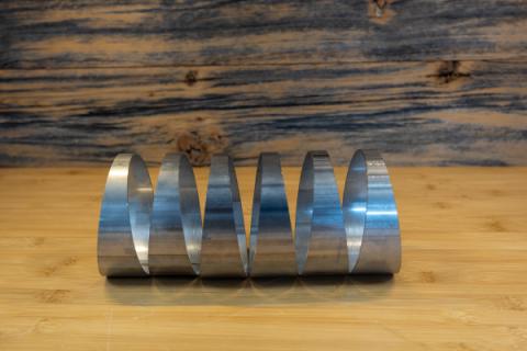 Universal T304 Stainless Steel 4 Inch Diameter 180 Degree Pie Cut Kit MBRP