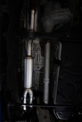 21-Present Cadillac Escalade 6.2L Armor Pro 3-Inch Cat-Back, 2.5-Inch Dual Split Rear Exhaust MBRP