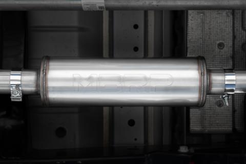 2023-Up Chevrolet/GMC Colorado/Canyon 2.7L Aluminized Steel 3 Inch Cat-Back Exhaust Single Side Exit with Tip Armor Lite MBRP